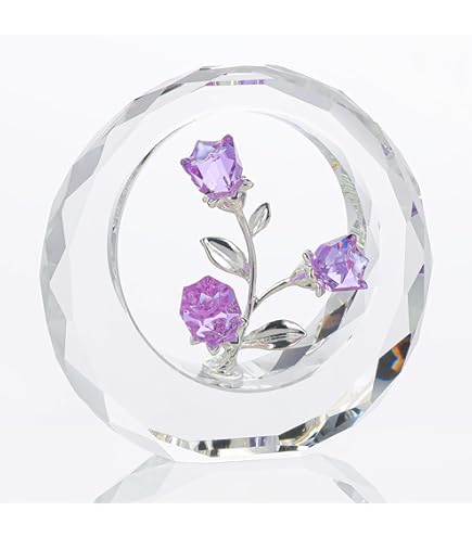 Amazon｜LanQii クリスタル 結婚記念日プレゼント 女性 人気 K9